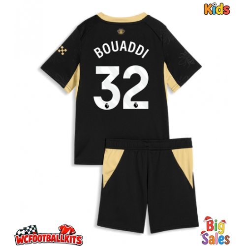Manchester City Ayyoub Bouaddi #32 Replica Away Stadium Kit for Kids 2026-27 Short Sleeve (+ pants)